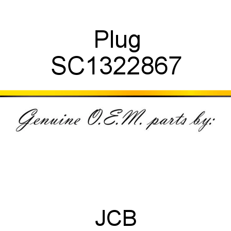 Plug SC1322867