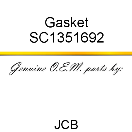 Gasket SC1351692