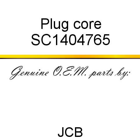 Plug, core SC1404765