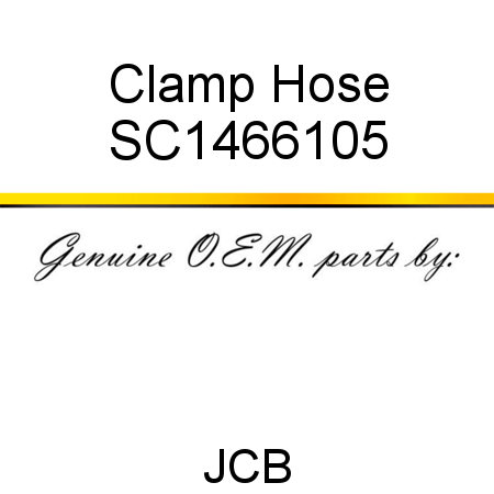 Clamp, Hose SC1466105