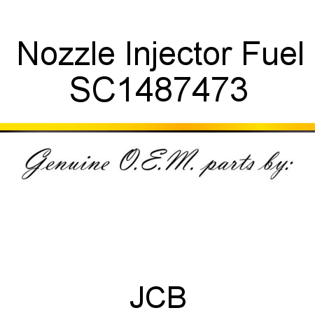 Nozzle, Injector, Fuel SC1487473