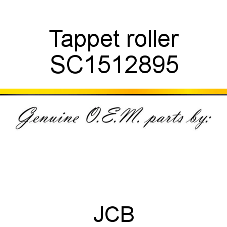Tappet, roller SC1512895