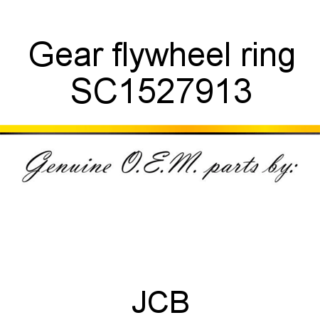 Gear, flywheel ring SC1527913