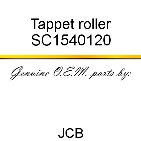 Tappet, roller SC1540120