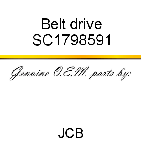 Belt, drive SC1798591