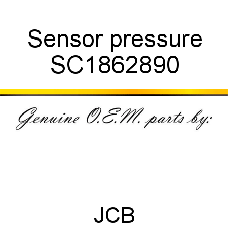 Sensor, pressure SC1862890