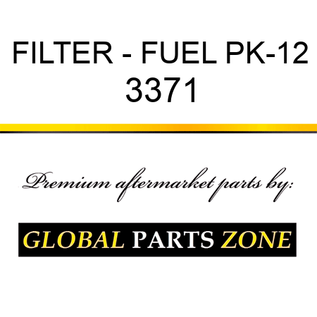 FILTER - FUEL PK-12 3371