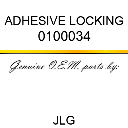 ADHESIVE LOCKING 0100034