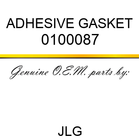 ADHESIVE GASKET 0100087