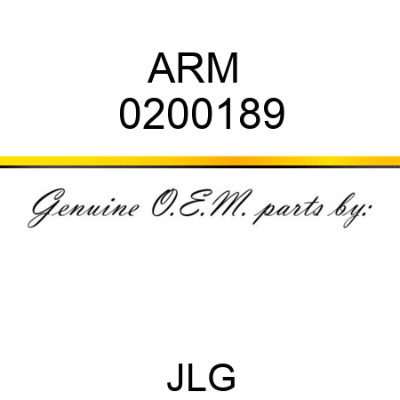 ARM  0200189