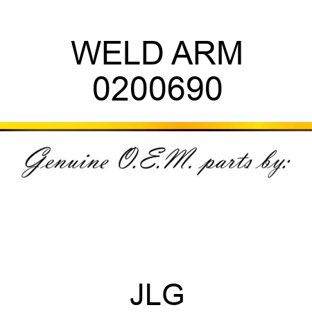 WELD ARM 0200690