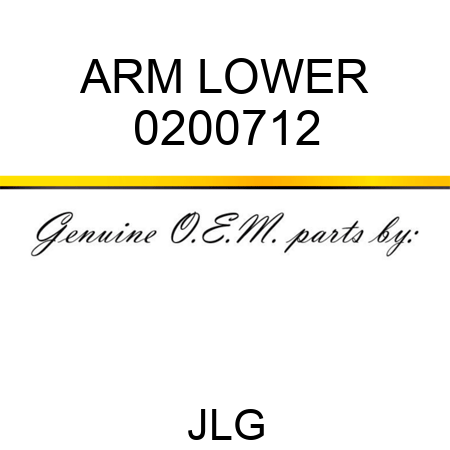 ARM LOWER 0200712