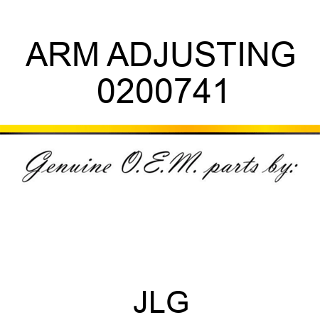 ARM ADJUSTING 0200741