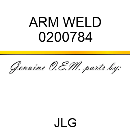 ARM WELD 0200784