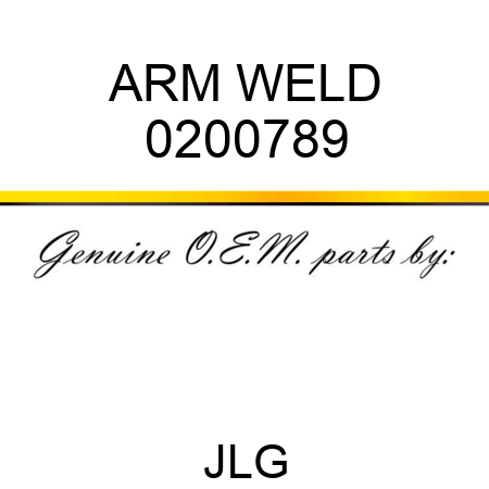 ARM WELD 0200789