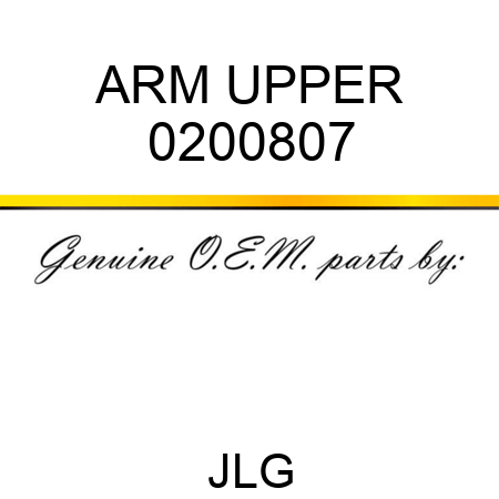 ARM UPPER 0200807