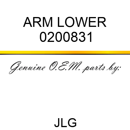 ARM LOWER 0200831
