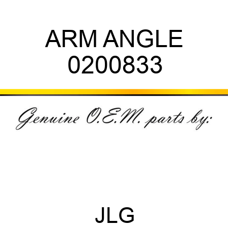 ARM ANGLE 0200833