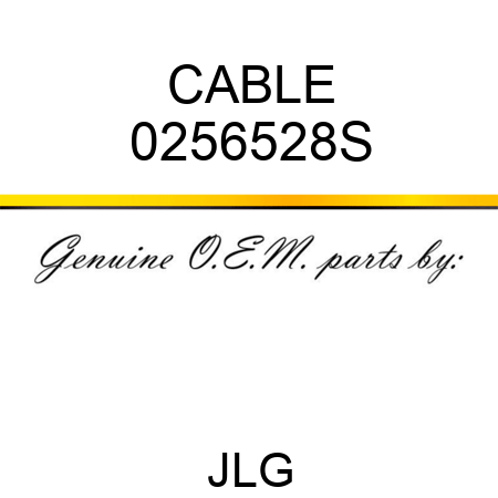 CABLE 0256528S