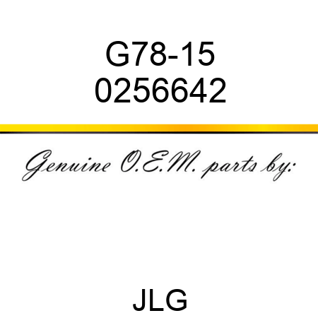 G78-15 0256642