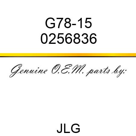 G78-15 0256836