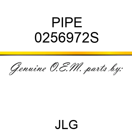 PIPE 0256972S