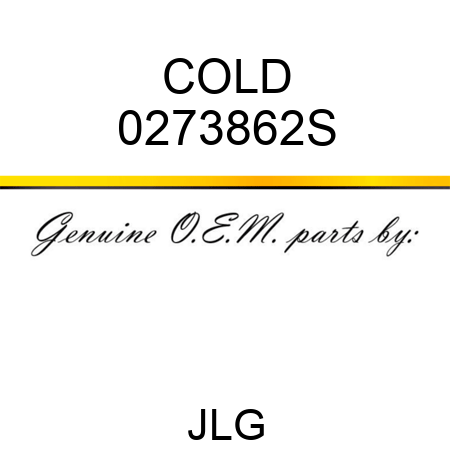 COLD 0273862S