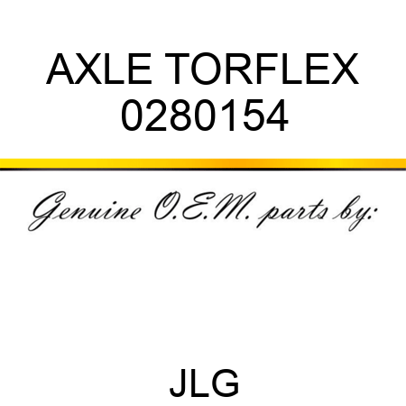 AXLE TORFLEX 0280154