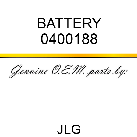 BATTERY 0400188