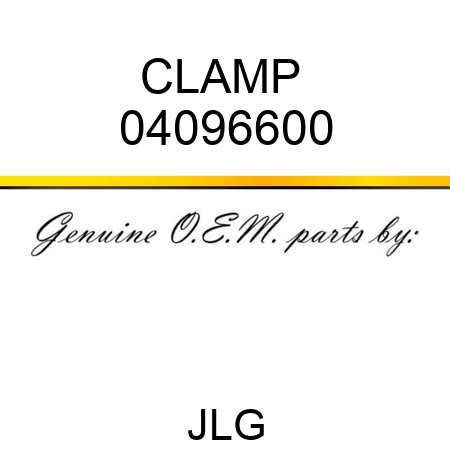 CLAMP  04096600