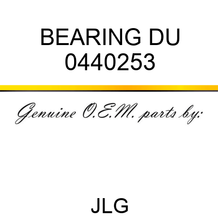 BEARING DU 0440253