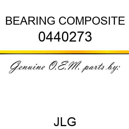 BEARING COMPOSITE 0440273