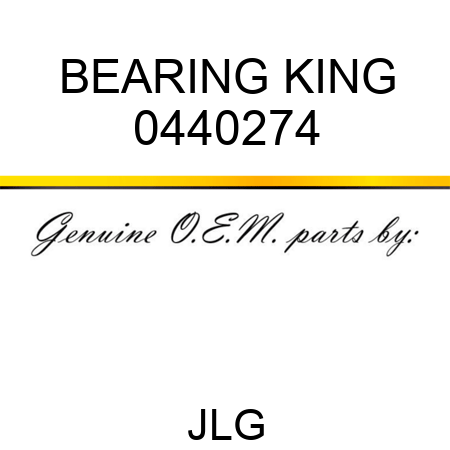 BEARING KING 0440274