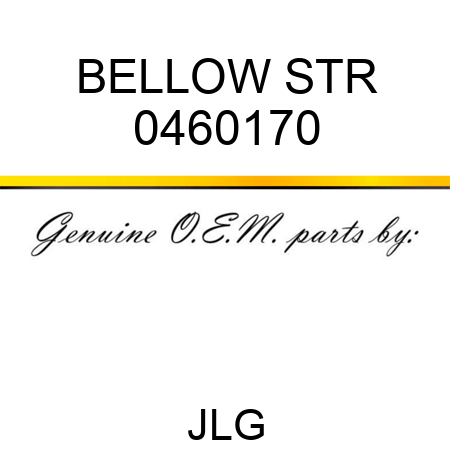 BELLOW STR 0460170