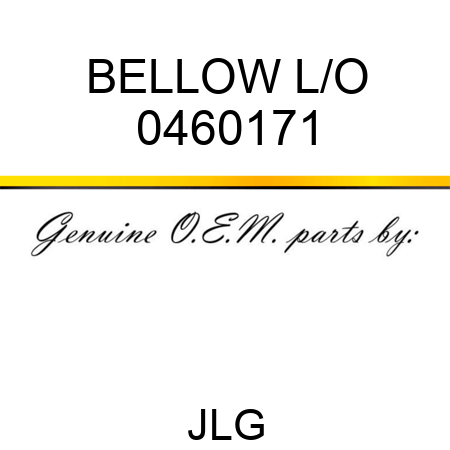 BELLOW L/O 0460171