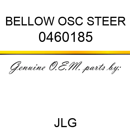 BELLOW OSC STEER 0460185