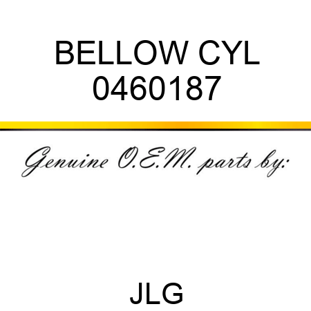 BELLOW CYL 0460187