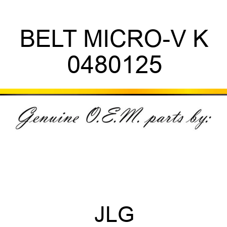 BELT MICRO-V K 0480125