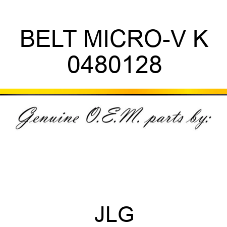 BELT MICRO-V K 0480128