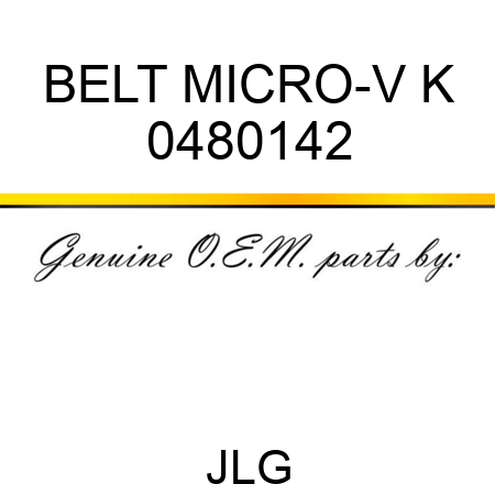 BELT MICRO-V K 0480142