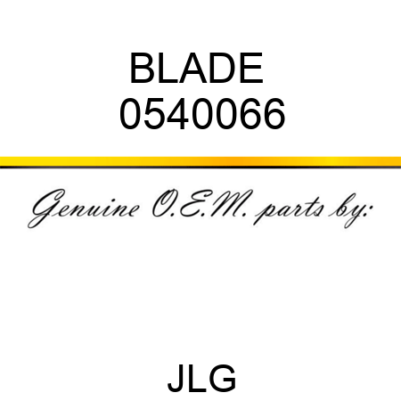 BLADE  0540066