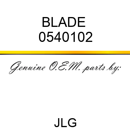 BLADE  0540102