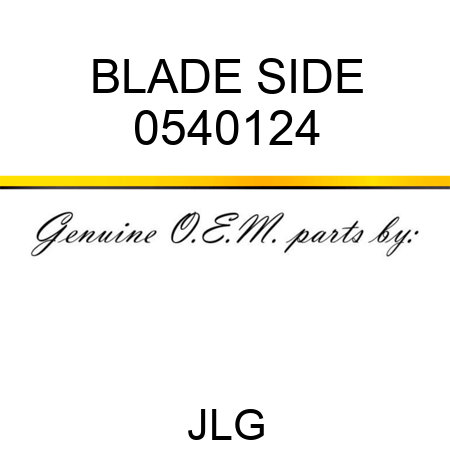 BLADE SIDE 0540124