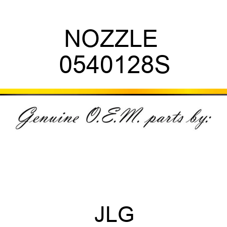 NOZZLE  0540128S