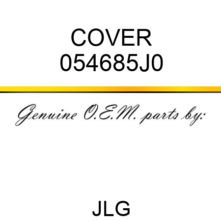 COVER 054685J0