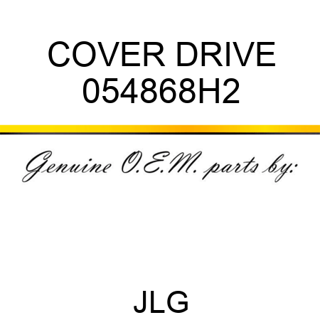 COVER DRIVE 054868H2