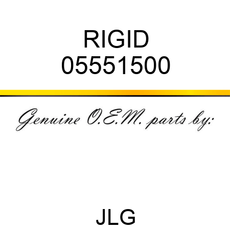 RIGID 05551500