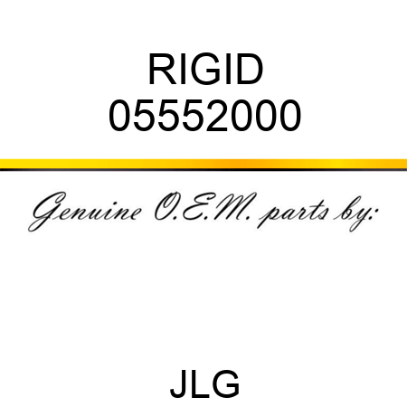 RIGID 05552000