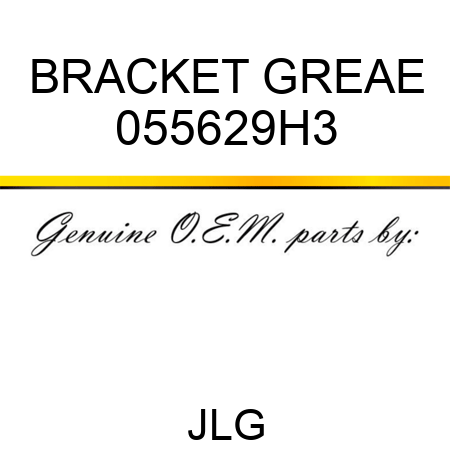 BRACKET GREAE 055629H3