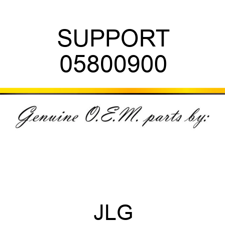 SUPPORT 05800900